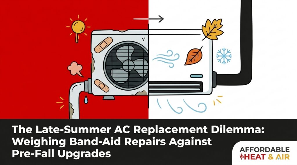 The Late-Summer AC Replacement Dilemma: Weighing Band-Aid Repairs Against Pre-Fall Upgrades &mdash; featured image