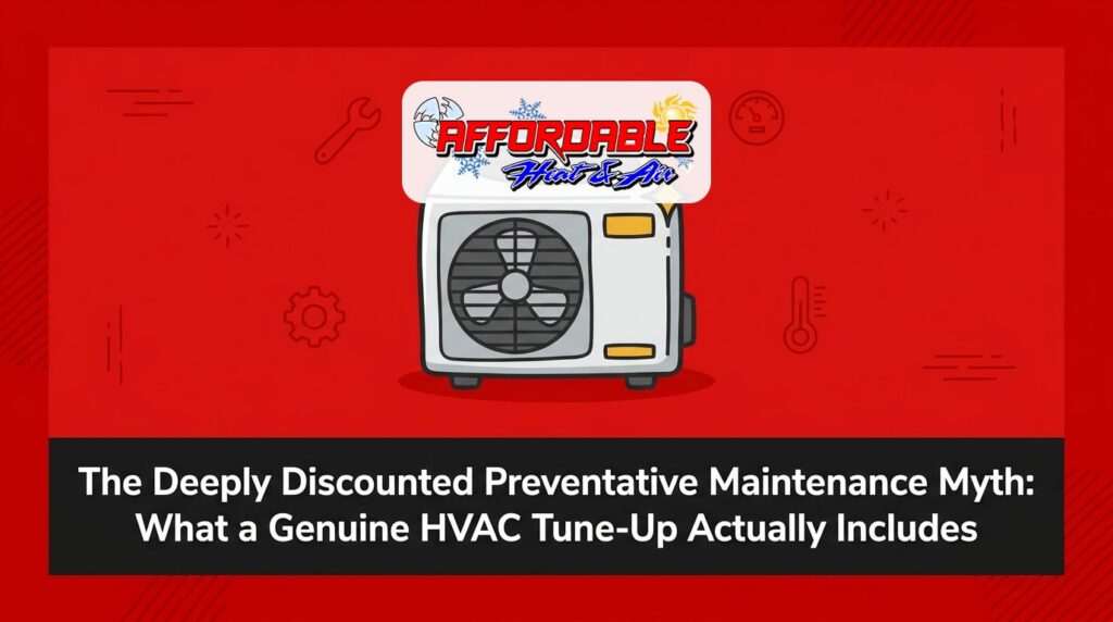 The Deeply Discounted Preventative Maintenance Myth: What a Genuine HVAC Tune-Up Actually Includes — featured image